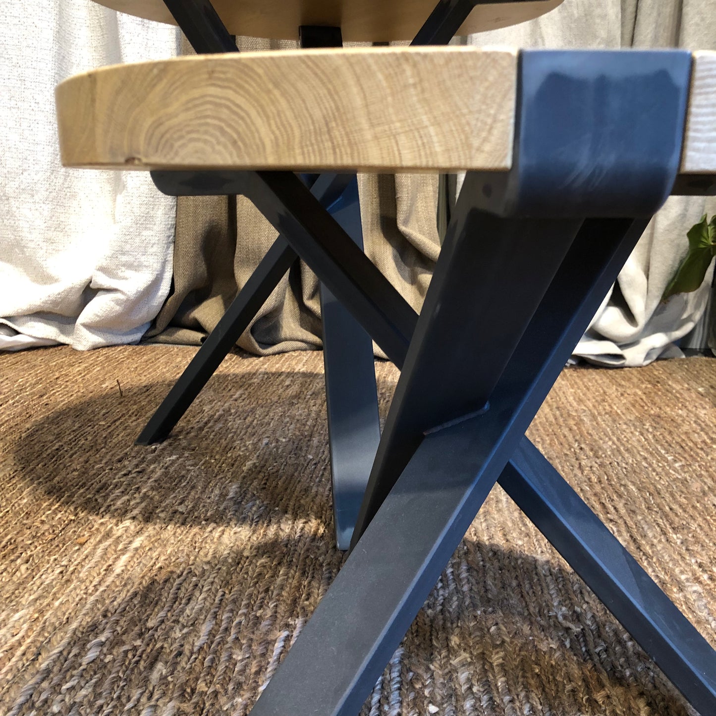 Set van 2 ronde bijzettafels