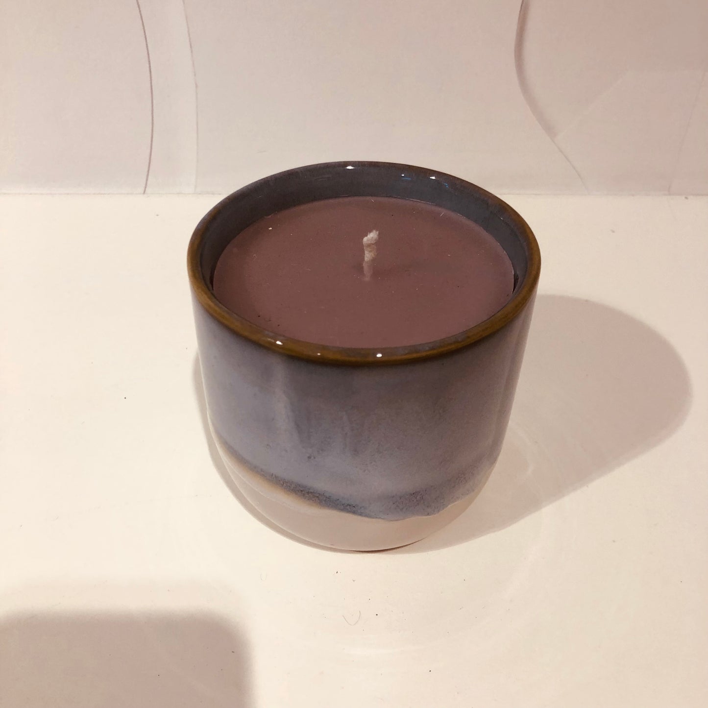 Geurkaarsen in keramieken potje