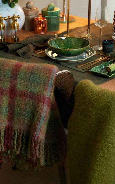 Mohair plaid Forest