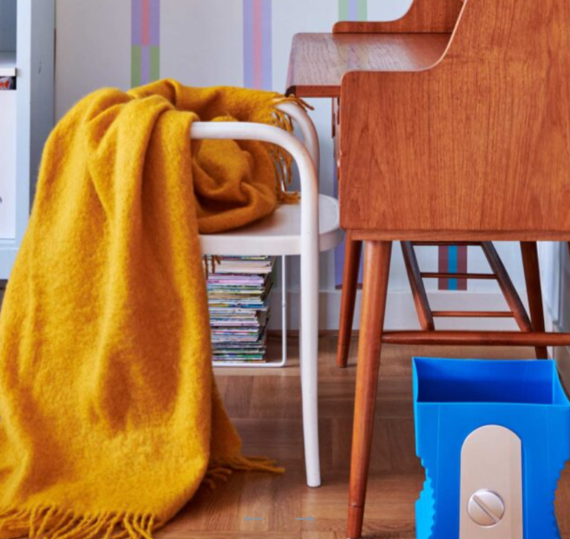 Mohair plaid mustard