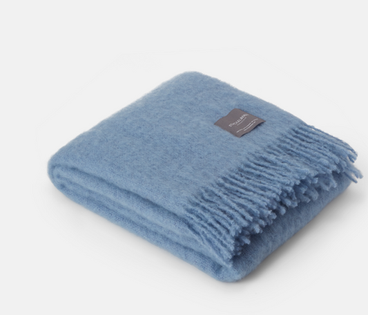 Mohair plaid Blue