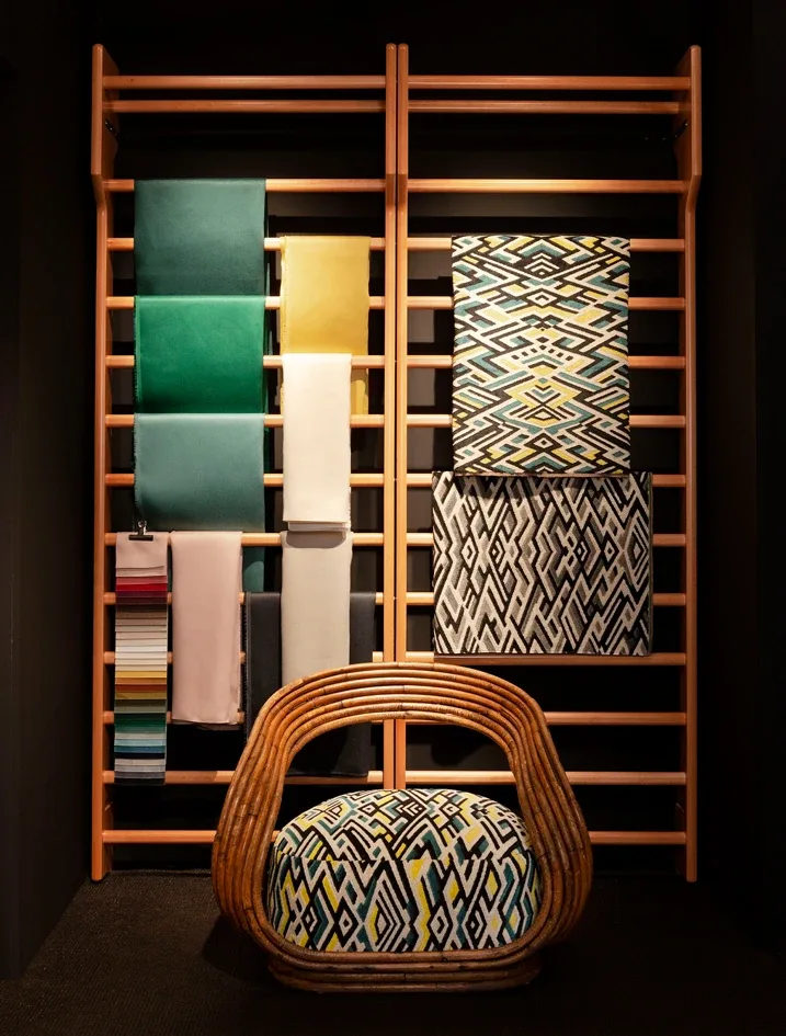 Dedar-stoffen in een interieur